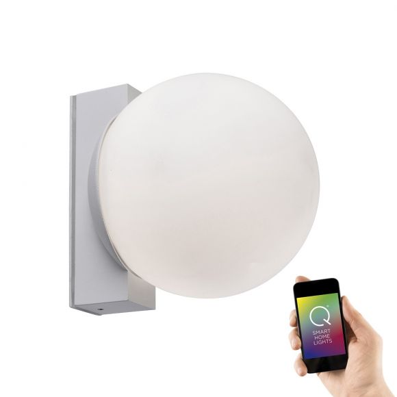 LED Außenwandleuchte, Smart Home, Q®, Alexa tauglich, ZigBee, weiß