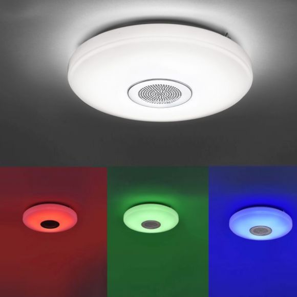 LED Deckenleuchte mit Lautsprecher und Farbwechsel 