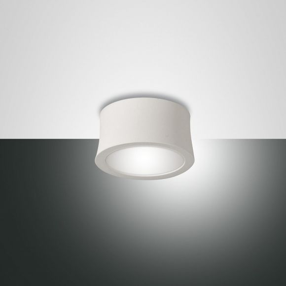 LED Deckenleuchte, Downlight rund, weiß oder anthrazit, LED warmweiß