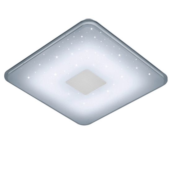 LED Deckenpanel 42,5x42,5cm, 30 W, CCT dimmbar per  Fernbedienung