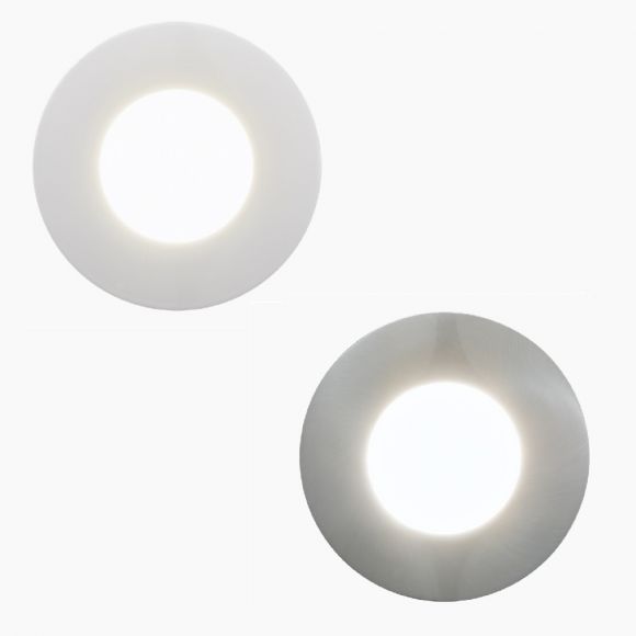 LED Einbauleuchte, Ø 8,4cm, Einbautiefe 12 cm, 2 Farben 