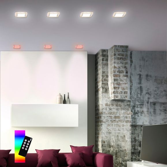 LED Einbauleuchte Smart Home Q®-VIDAL, ZigBee, dimmbar, Farbwechsel