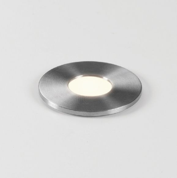 LED Einbauleuchte, rund, Edelstahl, Ausschnitt 2,5cm, LED 1W warmweiß