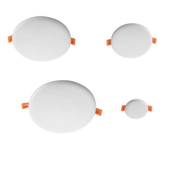 LED Einbauleuchte, superflach, weiß,nur  2,3cm Einbautiefe, in 4 Größen Durchmesser 