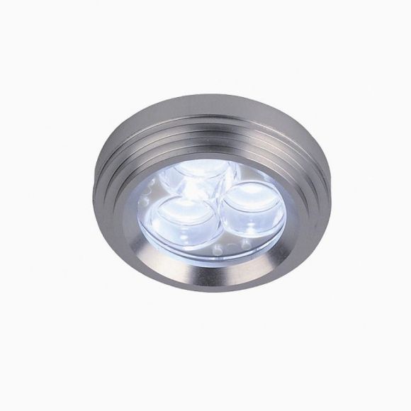 LED Einbaustrahler, Aluminium, inkl. Trafo, Spritzwassergeschützt