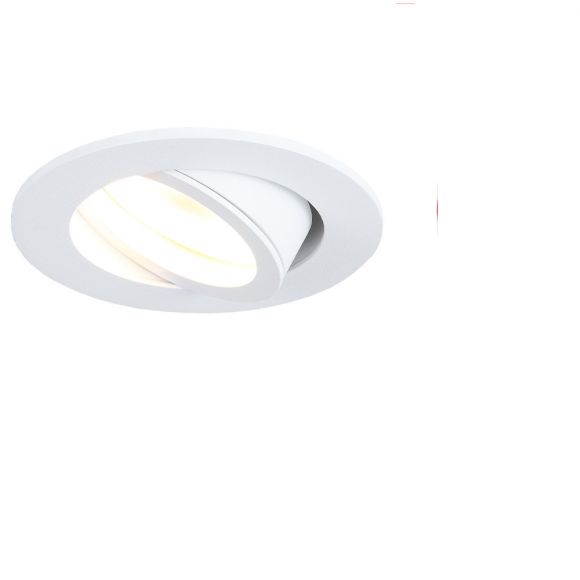LED Einbaustrahler, weiß, rund, D= 8,2 cm, inkl. LED 7W, GU10 
