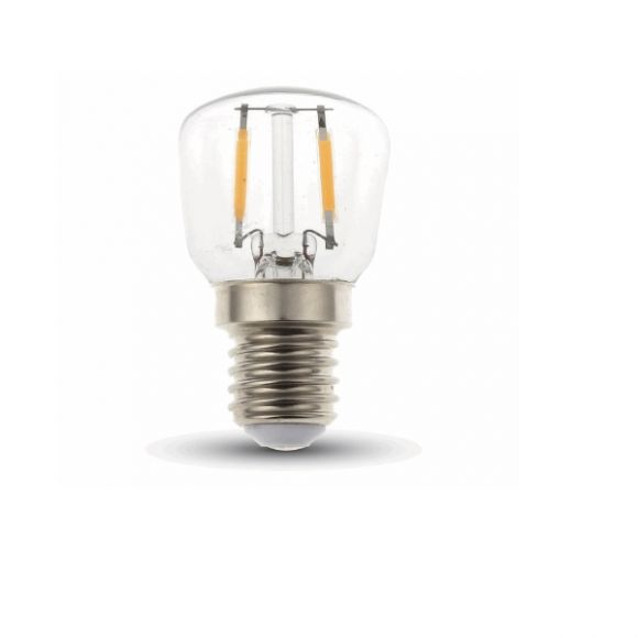 LED Filament E14 Birnenformlampe klar 2 Watt 180 Lumen 