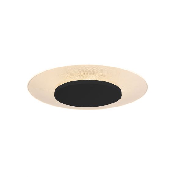 LED runde Deckenleuchte mit gepunktete Glasscheibe matt Deckenlampe in 3 Größen verfügbar