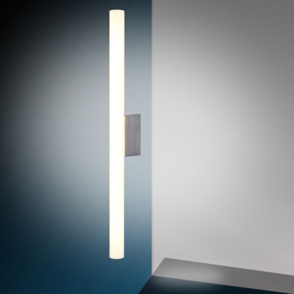 LED Spiegelleuchte, modern, Edelstahl, schlankes Design, inkl. 9W LED
