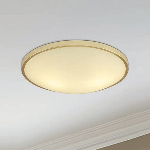 LED Wand- oder Deckenleuchte mit Goldrahmen, 21 cm