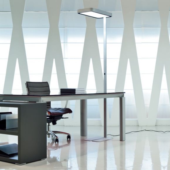 LED-Bürostehleuchte mit LED 55W Neutral Weiß, in 2 Farben