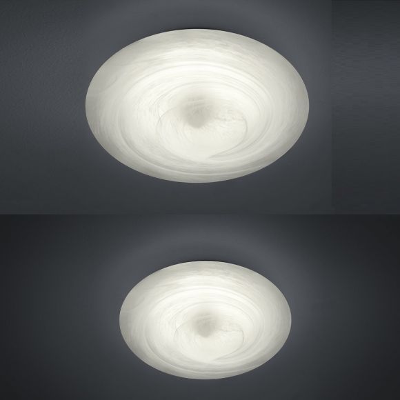 LED-Deckenleuchte alabaster Weiß - dimmbar - 2 Größen