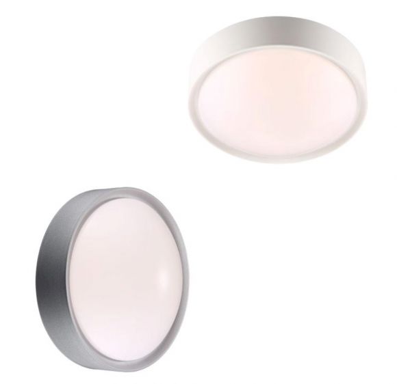 LED-Deckenleuchte Cover, rund in Weiß oder Grau wählbar