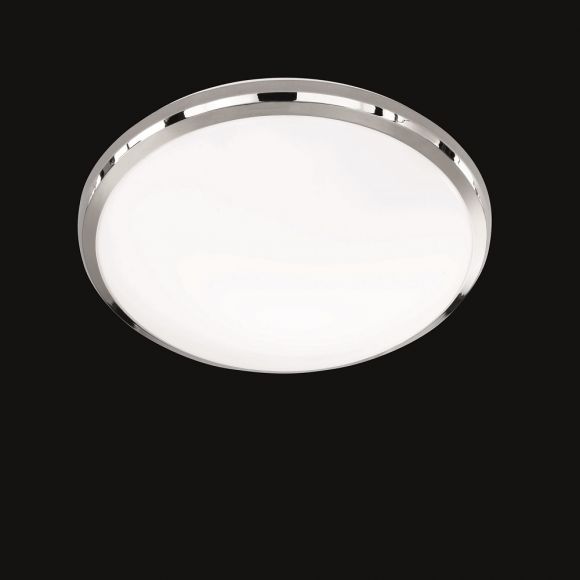 LED-Deckenleuchte Nicolas, Kunststoffglas weiß, Ø 31cm