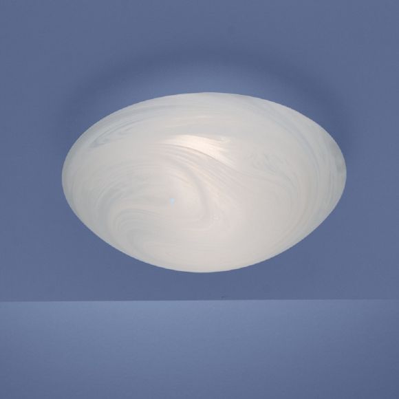 LED-Deckenleuchte in verschiedenen Größen erhältlich - Alabasterglas und Bajonett-Schnellverschluss