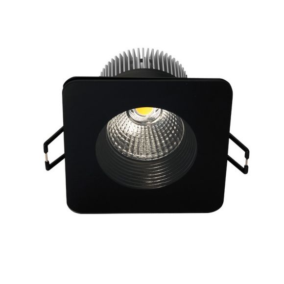 LED-Einbau-Downlight für die Decke - Eckig Schwarz 