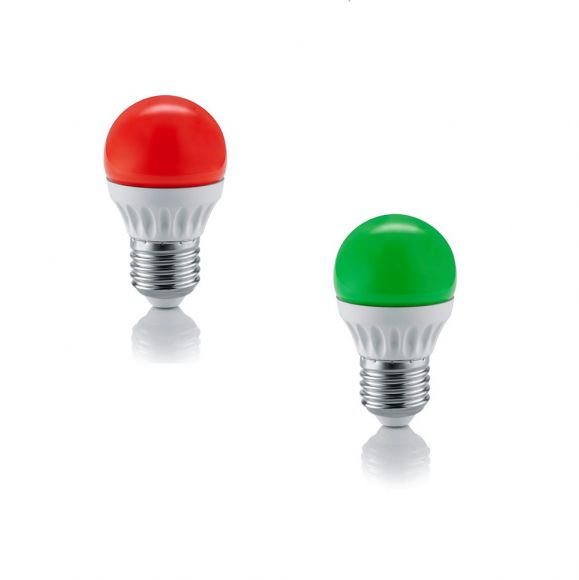 LED-Leuchtmittel E27, 4 Watt, 200 Lumen, 2 Farben 