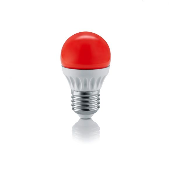 LED-Leuchtmittel E27, 4 Watt, 200 Lumen, rot