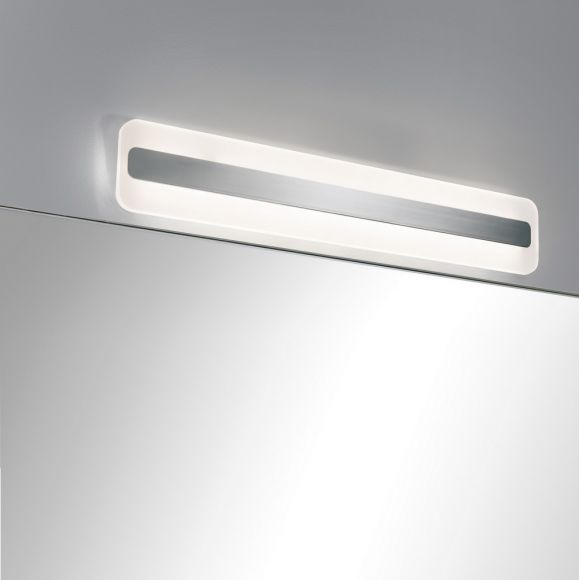 LED-Spiegelleuchte Alu und Acryl, IP44-Schutz, inklusive 9Watt
