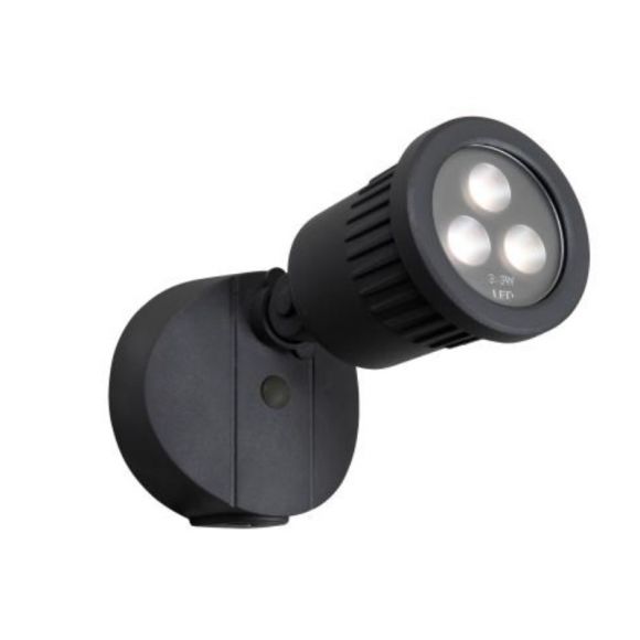 LED-Spot, flexibel schwenkbar, inklusive 3x3W Power LEDs 