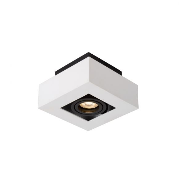 LED-Strahler Xirax von Lucide in schwarz/weiß 