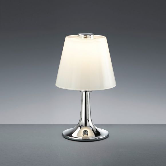 LED-Tischleuchte Monti mit weißem Glas - zwei Farben 