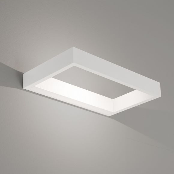 LED-Wandleuchte D-Light indirekt, 26 cm, Weiß