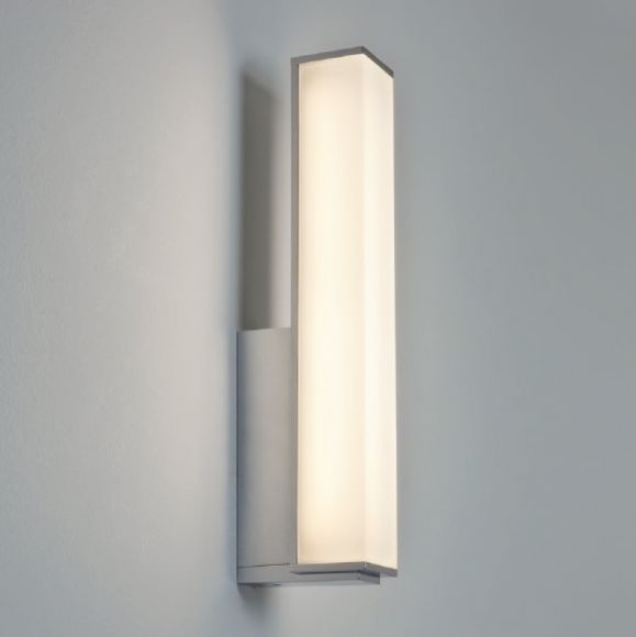 LED-Wandleuchte Karla Chrom, 32,9 cm