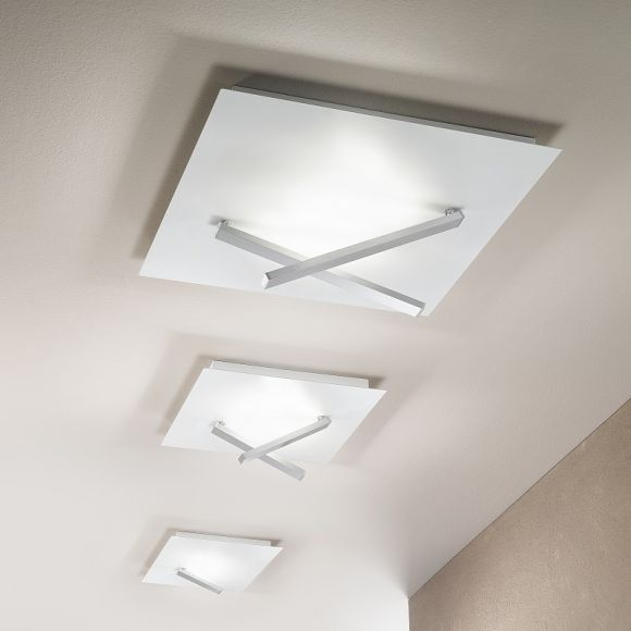 LED-Wandleuchte in weiß, 2-flg. schwenkbar, 2 Größen
