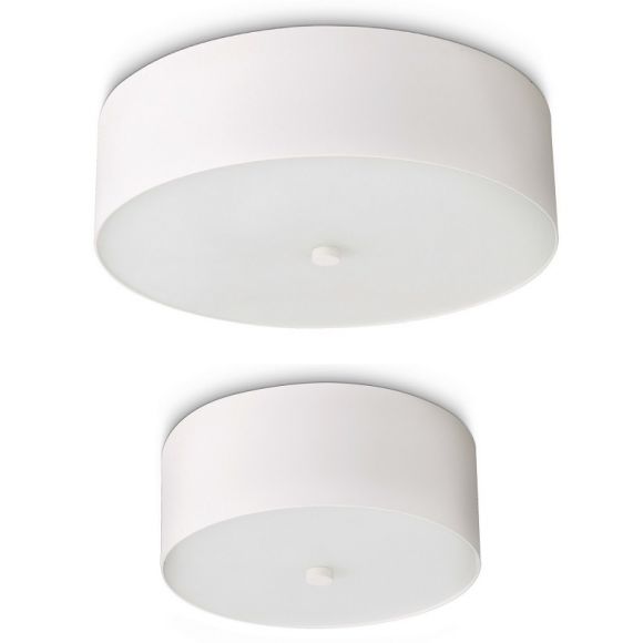 LED-Wand- oder Deckenleuchte - Metall - Glas - Weiß - Inklusive LED  2,5 Watt  175 Lumen  27000 Kelvin - 2 Größen