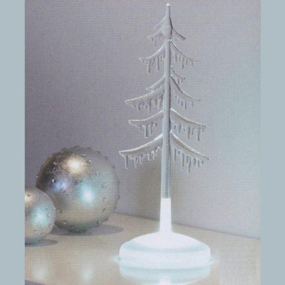 LED-Weihnachtsbeleuchtung - Acrylbaum klar, 30 cm
