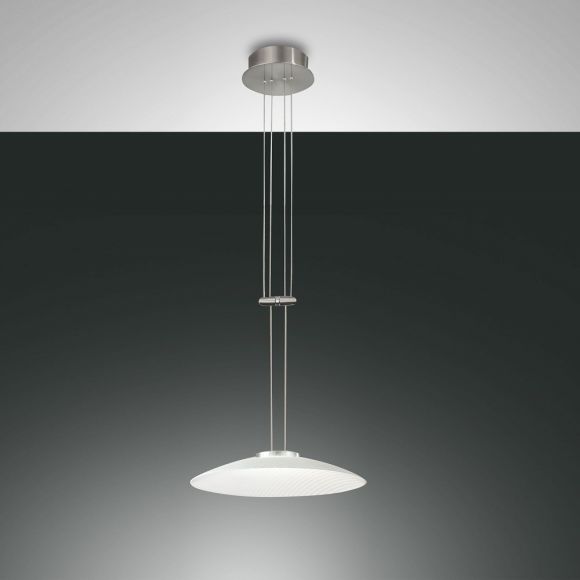 LED-Zugpendelleuchte Scrub LED, Ø 40 cm