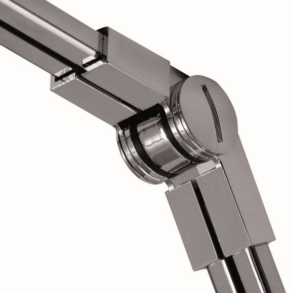 Magnetline Flex-Verbinder in chrom vertikal leitend