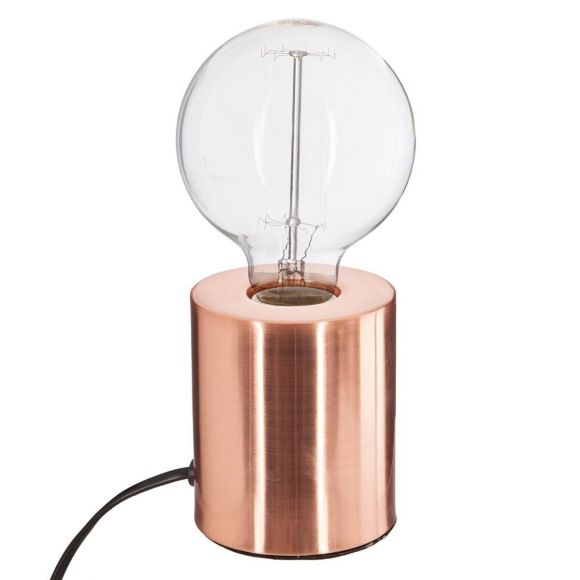 Metallrohrlampe Kupfer E27 40W 