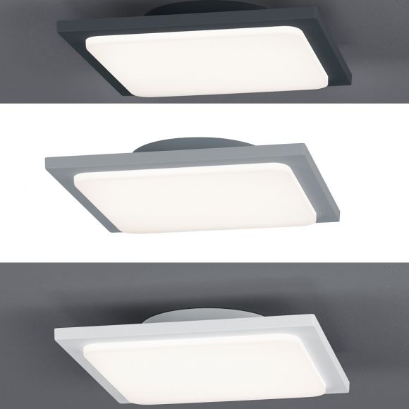 Moderne LED-Deckenleuchte Trave für Außen in 3 Farben