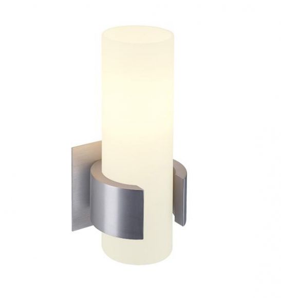 S.L.V. Moderne und schlichte Wandlampe aus Aluminium, ein-oder zwei-flammig 