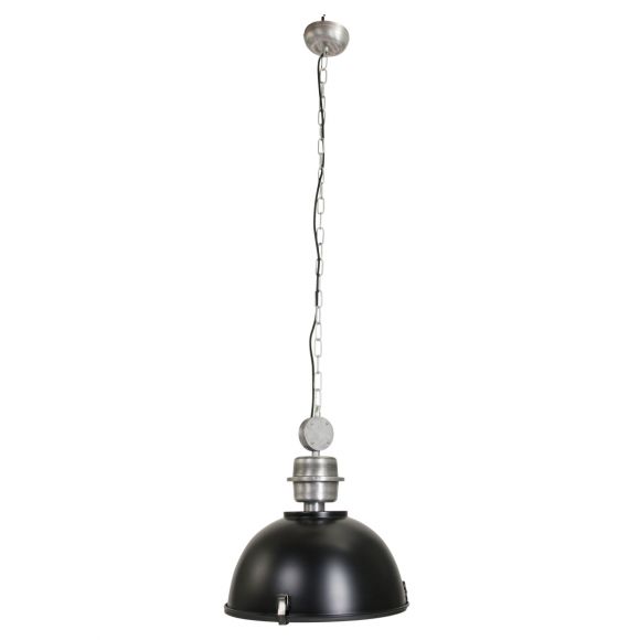 Pendelleuchte, Industrie-Stil, 1-flammig, D 42 cm, schwarz, Hängelampe