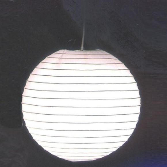 Pendelleuchte, Japankugel, weiß, D 60 cm, inkl. Schnurpendel