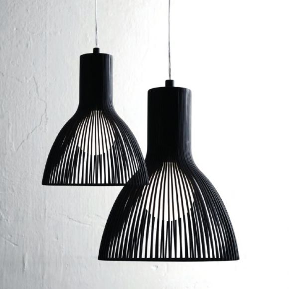 Pendelleuchte, schwarz, Fassung E27 für LED Leuchtmittel, D= 17cm
