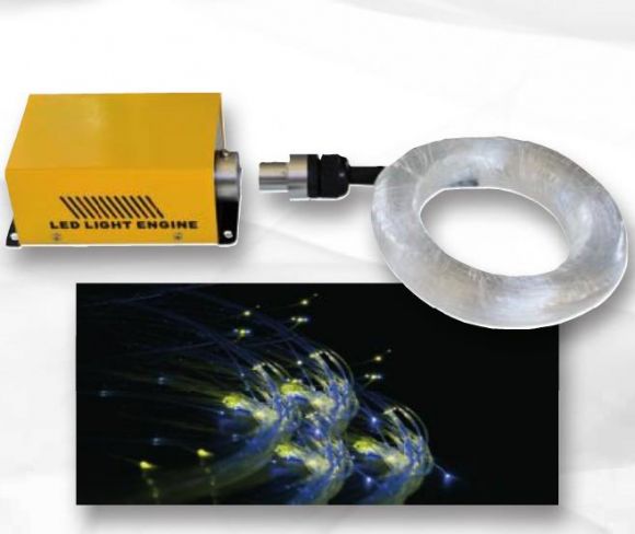 Power-LED-Lichtfaser-Projektor mit 6 Farben und Lichteffektrad