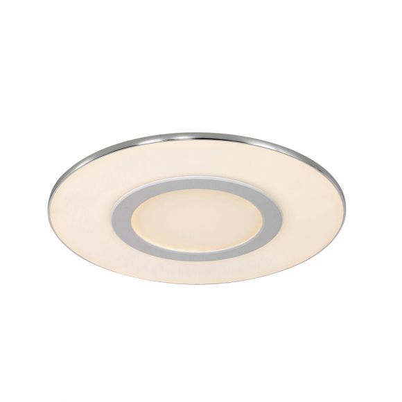 runde LED Deckenleuchte, dimmbar per Fernbedienung, weiß, D= 40 cm, inkl. LED 40W