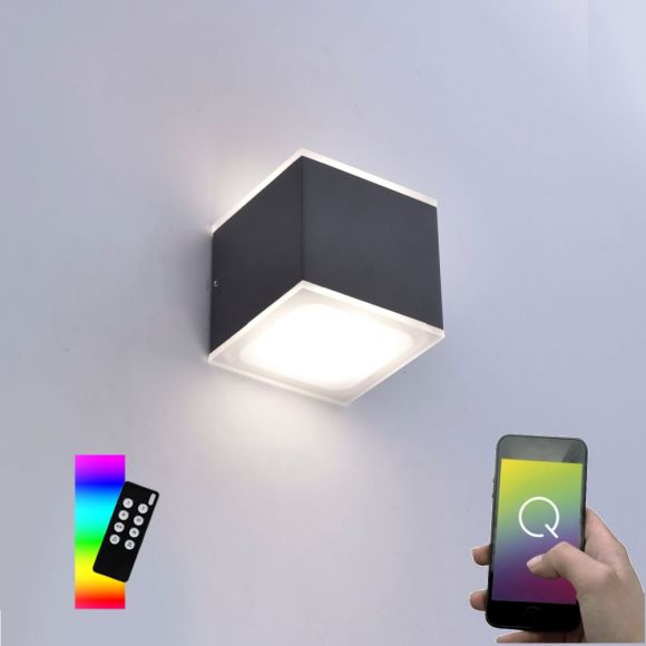 Smart Home LED Außenwandleuchte Q®-AMIN