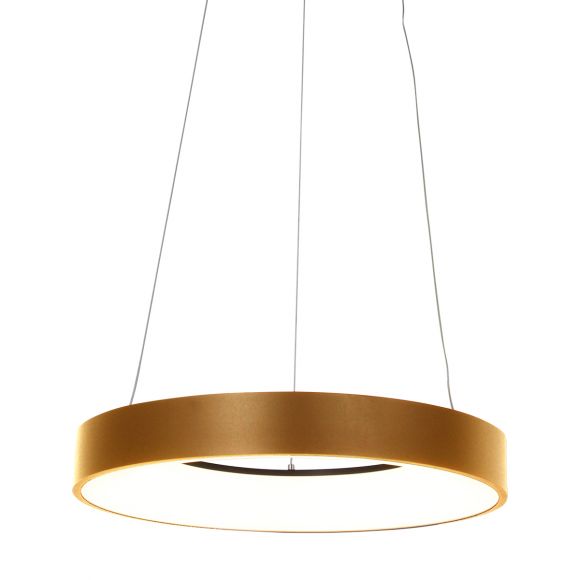 Smart Home runde LED Zugpendelleuchten Hängelampe gold ø 38 cm 38 x 15-160 cm