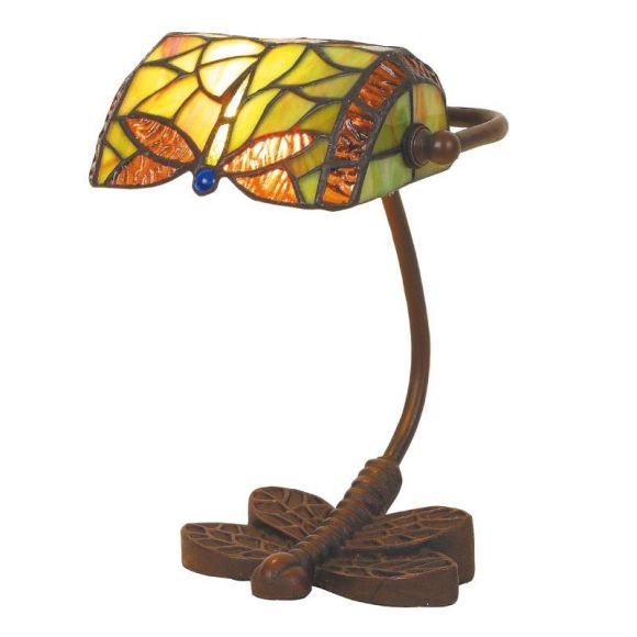 Tiffany Bankers-Lamp, Breite 19 Höhe 25cm