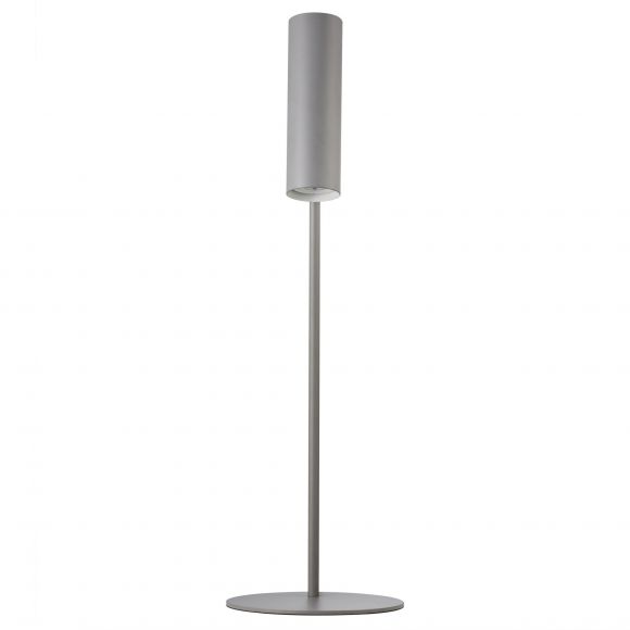 Tischleuchte skandinavische  Tischlampe Grau mit Schalter ø 6 cm