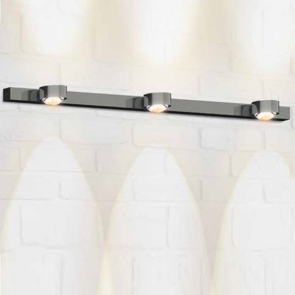 Top Light LED Wandleuchte Puk Choice Mirror/Wall >>+<< Nickel-matt