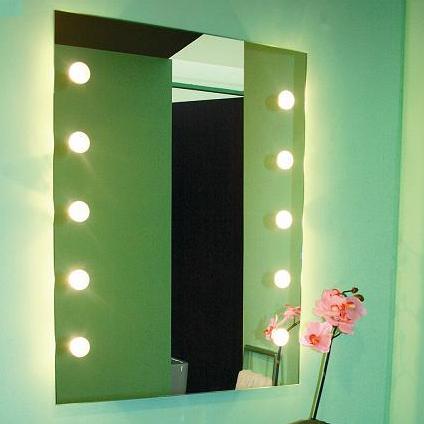 Top Light Spiegel DotLight, 2 x 5 Leuchtstellen, 80 x 80 cm