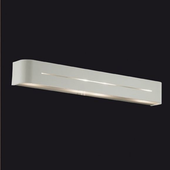 Wandleuchte Länge 62cm in aluminium gebürstet, chrom oder weiß erhältlich