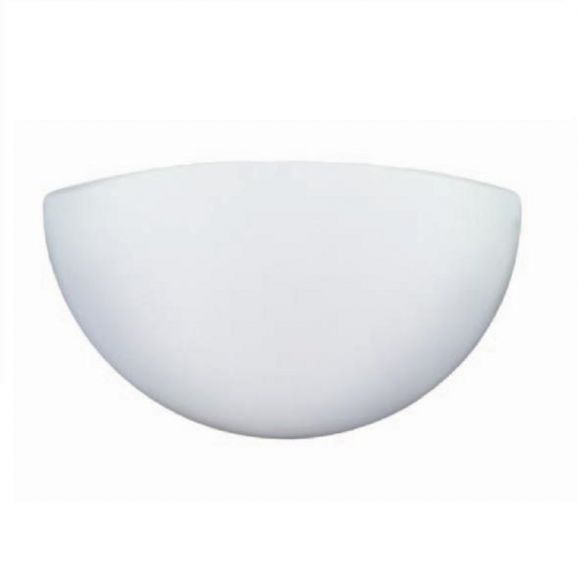 Wandleuchte, Opalglas, weiß, E27, LED geeignet, zeitlos