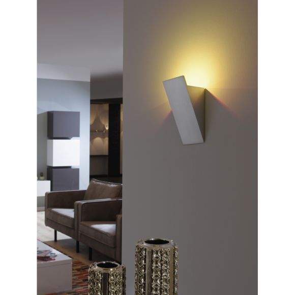 LED Wandleuchte Q-WEGDE, Smart Home, LED steuerbar, RGBW, Höhe 19 cm